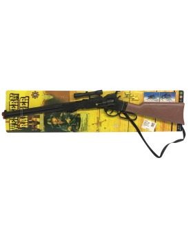 Καραμπίνα 8σφαιρη Πλαστική 64x16cm Carnavalista 23229