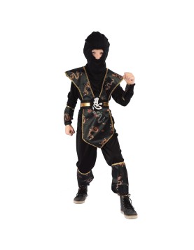 Στολή Παιδική Χρυσός Νίντζα Carnavalista 232116