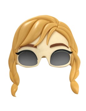 Γυαλιά Αποκριάτικα Κοριτσάκι με Κοτσίδες 19x16cm Carnavalista 232150