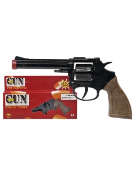 Όπλο Μεταλλικό 8σφαιρο 21x8cm Carnavalista 23235