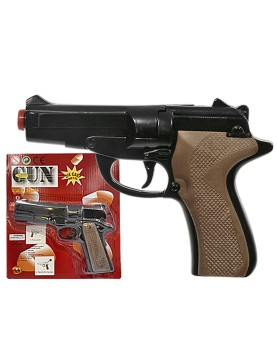 Πιστόλι Μεταλλικό 8σφαιρο 23x20cm Carnavalista 23242