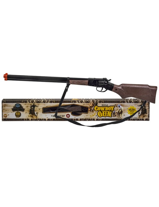 Καραμπίνα Μεταλλική 8σφαιρη 69x9cm Carnavalista 23247