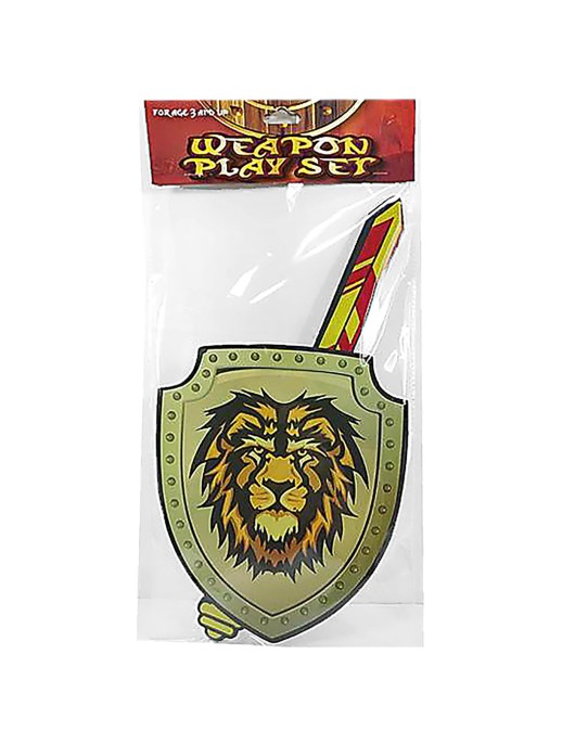 Σετ Ιππότη Σπαθί με Ασπίδα Σετ=45x21cm Carnavalista 232330