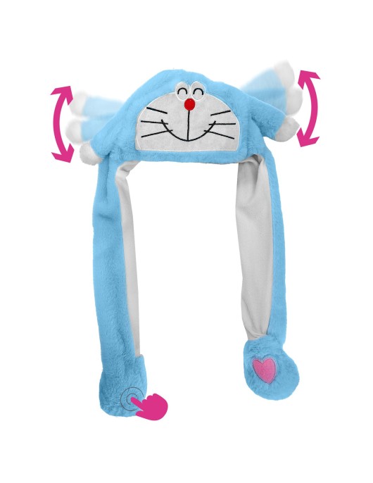 Σκούφος Γαλάζιος Λαγός με Αυτιά & Κίνηση 50x35cm Carnavalista 232412