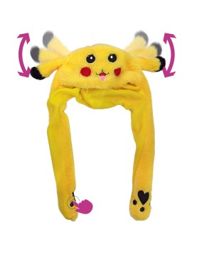 Σκούφος Κίτρινο Ποντίκι με Αυτιά και Κίνηση 50x35cm Carnavalista 232414