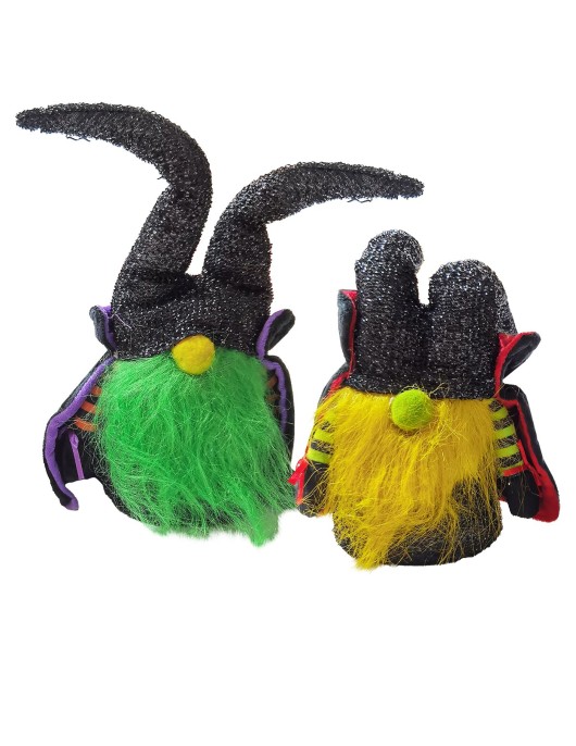 Μάγισσα Πάνινη με Μπέρτα 25cm Carnavalista 232506