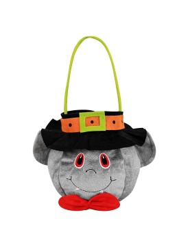 Τσαντάκι Τσόχινο Μάγισσας 15x14cm Carnavalista 232509