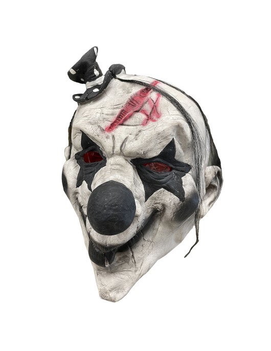 Μάσκα Τρομαχτικός Κλόουν Ασπρόμαυρη Carnavalista 232547