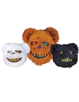 Μάσκα Τριχωτή Αρκούδα 25x25cm Carnavalista 232551