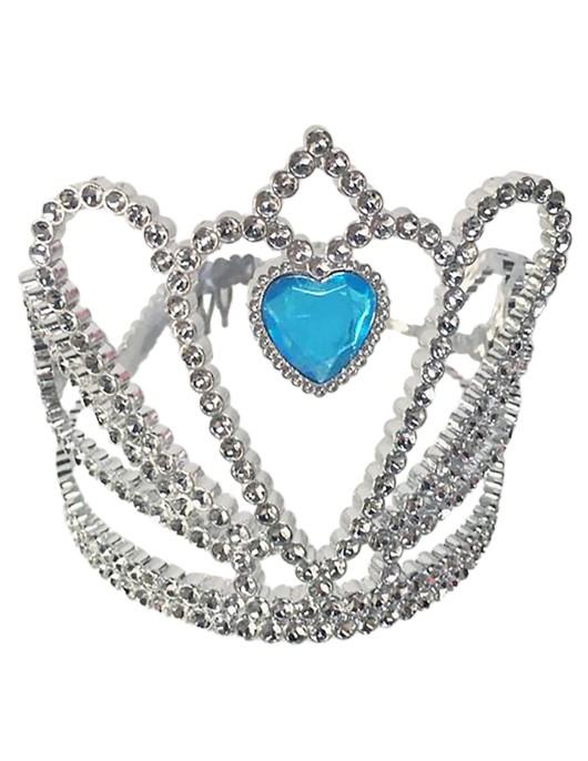 Τιάρα Πριγκίπισσας με Μπλε Πέτρα 14x12x9cm Carnavalista 232567