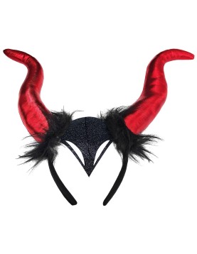 Στέκα Διαβολίνα Μεγάλα Κέρατα 32x23cm Carnavalista 232569