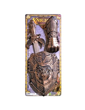 Σετ Ιππότη 3 τεμ 56x25cm Carnavalista 232576