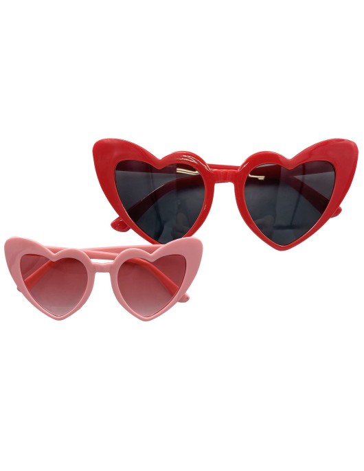 Γυαλιά Καρδιές 15x6cm Carnavalista 232601