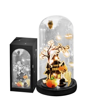 Γυάλα με φως Halloween 22x11cm Carnavalista 232654
