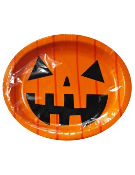 Πιατέλα Χάρτινη Halloween Σετ=8 τεμ 30x25x4cm Carnavalista 232670