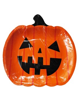 Πιάτα Χάρτινα Halloween Σετ=12 τεμ ø22cm Carnavalista 232671