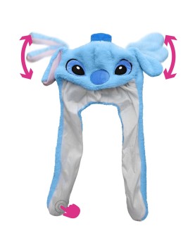 Σκούφος Μπλε Τερατάκι με Αυτιά και Κίνηση 50x27cm Carnavalista 232698