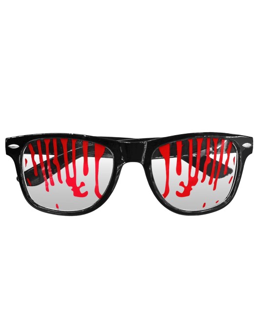 Γυαλιά Αμφίεσης Μαύρα με Αίμα 15x5cm Carnavalista 232709