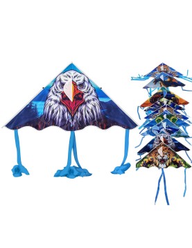 Χαρταετός Τριγωνικός με Ουρές 115x60cm Carnavalista 232715