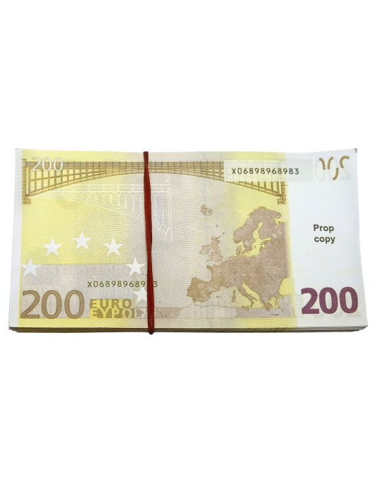 Χαρτονομίσματα σετ 100 Ψεύτικα των 200 Ευρώ Carnavalista 232721