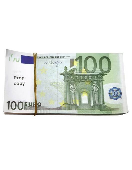Χαρτονομίσματα σετ 100 Ψεύτικα των 100 Ευρώ 15x8.5cm Carnavalista 232722