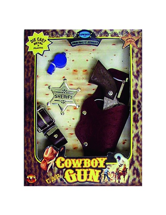 Πιστόλι με Θήκη σετ=5τεμ 28x18cm Carnavalista 23292