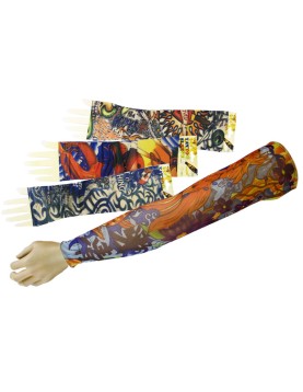 Υφασμάτινα Μανίκια Tattoo Ζευγάρι 43cm Carnavalista 23558