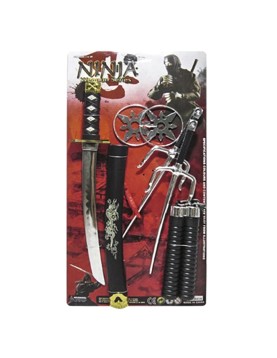 Νίντζα σετ=7τεμ 50x26cm Carnavalista 23743