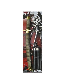 Νίντζα σετ=5τεμ 50x15cm Carnavalista 23756