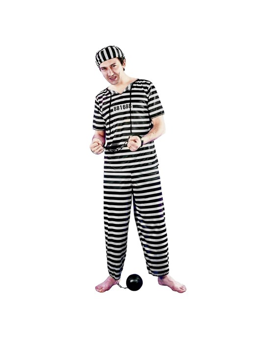 Στολή Ανδρική Φυλακισμένος Carnavalista 23765