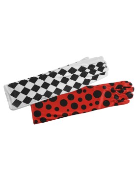 Γάντια Μακριά Δίχρωμα 38cm Carnavalista 23802