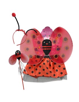 Σετ Παιδική Αμφίεση Πασχαλίτσα 4τεμ Carnavalista 23967