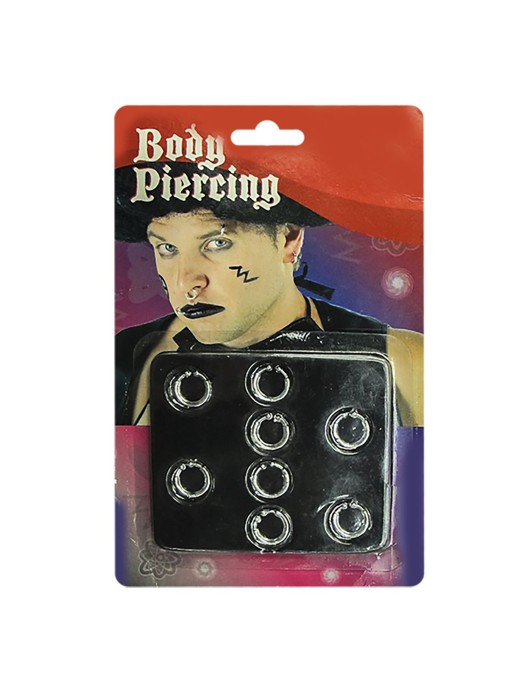 Σκουλαρίκια Πανκ σετ=8τεμ Carnavalista 23990