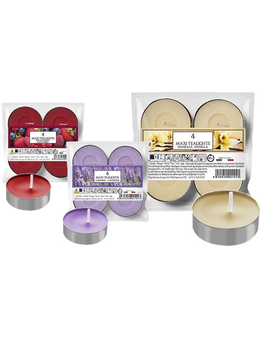 Κεριά Ρεσώ Γίγας Αρωματικά 10h 4τεμ Homie 57448