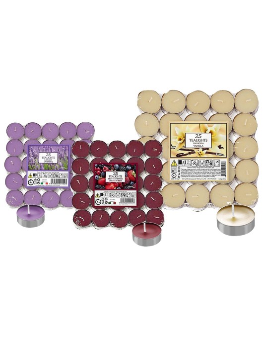 Κεριά Ρεσώ Αρωματικά 4h πακ=25τεμ Homie 57452