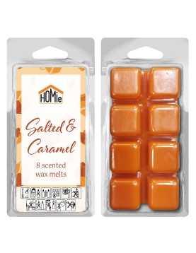 Αρωματικό wax Melt Salted Caramel σετ=8 Κύβοι 80gr Homie 57484