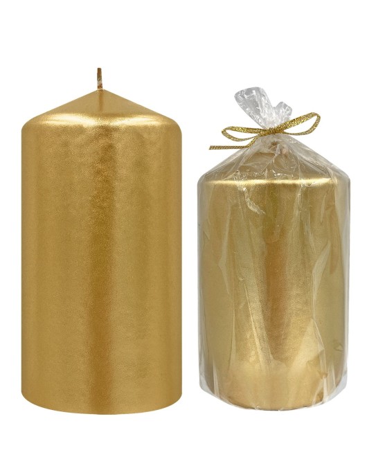 Κερί Κολώνα Χρυσό 7x10cm 10x7cm Homie 57494
