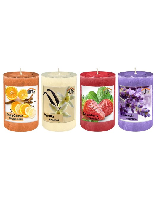 Κερί Αρωματικό Κορμός φ7x10cm ø7x10cm Homie 5789
