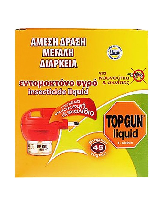 Σετ Εντομοκτόνο με Συσκευή και Υγρό Ανταλλακτικό top gun Top Gun 1384