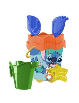 Κουβαδάκι Stitch ø17cm με Ποτιστήρι σετ=6 τεμ Stitch 25637