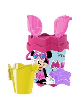 Κουβαδάκι Minnie ø17cm με Ποτιστήρι σετ=6 τεμ Disney 25639