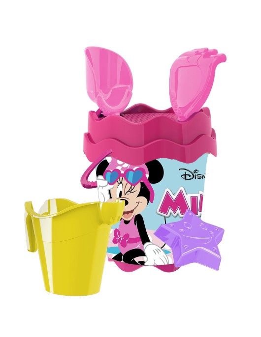Κουβαδάκι Minnie ø17cm με Ποτιστήρι σετ=6 τεμ Disney 25639