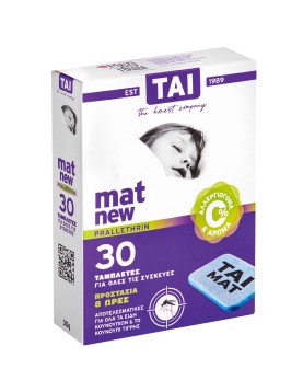 Εντομοκτόνες Ταμπλέτες Vegan TAI ματ 30τεμ Tai