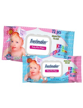 Υγρά Μωρομάντηλα Freshmaker με Καπάκι πακ=72τεμ 4teen4ty 25136