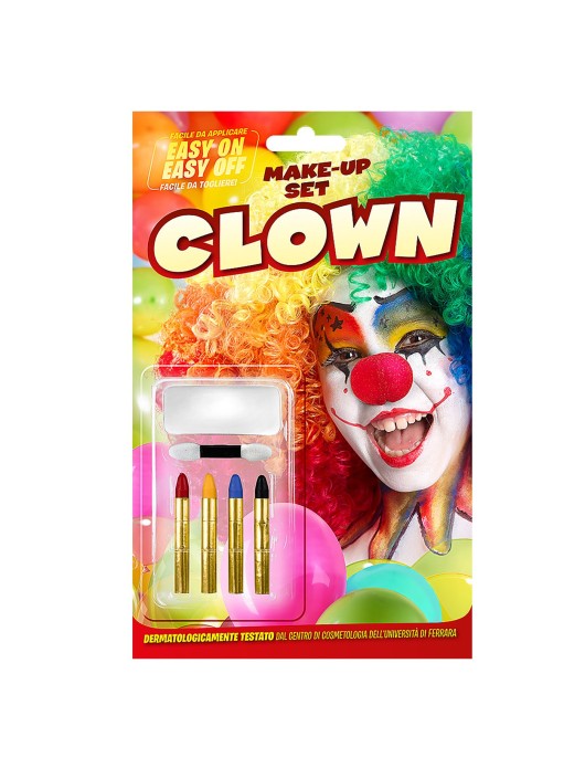 Σετ Βαφής Clown με Μακιγιάζ & 4 Μολύβια C.T. 9430