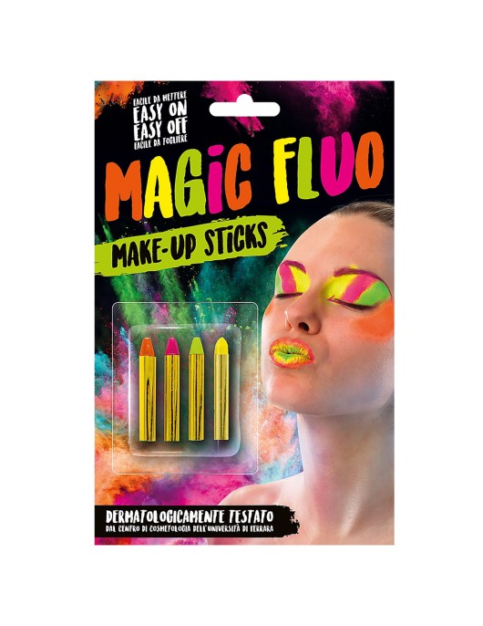 Μολύβια Βαφής Προσώπου Φωσφοριζέ σετ=4 τεμ C.T. 9446