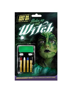 Σετ Βαφής Μάγισσα με Μακιγιάζ &amp; 4 Μολύβια C.T.