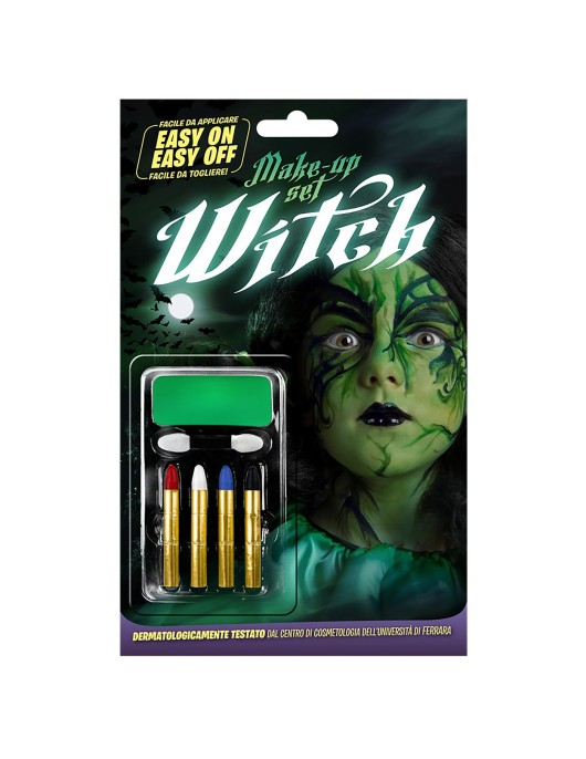 Σετ Βαφής Μάγισσα με Μακιγιάζ & 4 Μολύβια C.T.