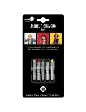 Σετ 5 Μολύβια Βαφής Προσώπου 7,7gr Christakopoulos 4345-1
