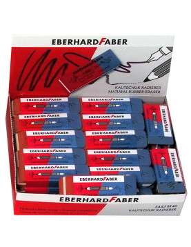 Γόμα Faber πακ=40τεμ Δίχρωμη Faber 5854-43
